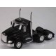 Peterbilt 579 3-Axle Day-Cab Tractor Only 2 Pack - Assembled -- Black, HO, Herpa Models 410534