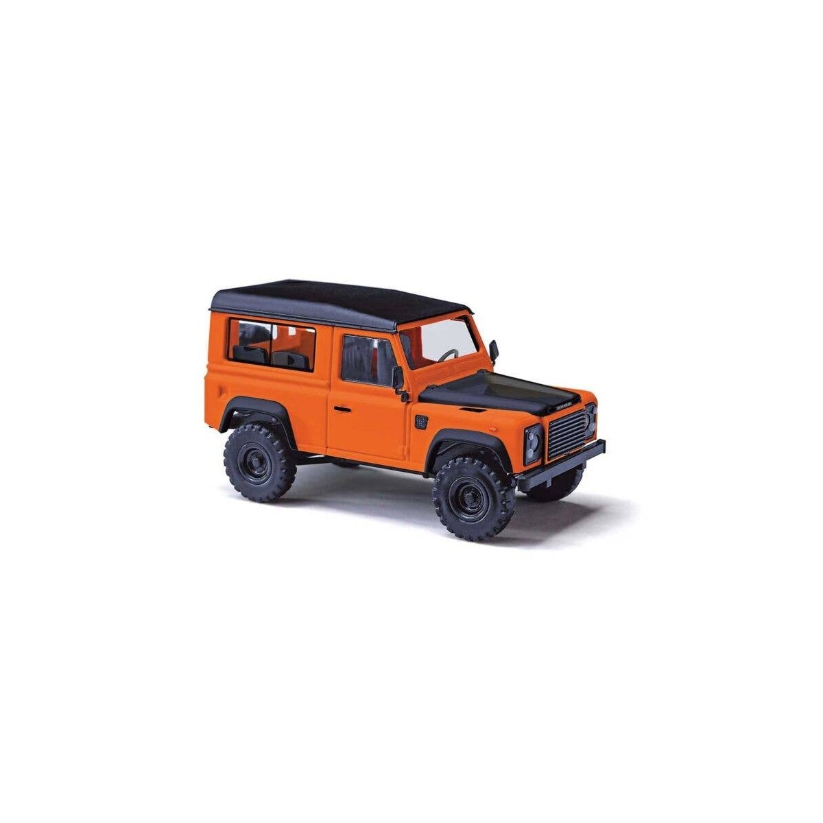 Land Rover Defender 90 SUV - Assembled -- Last Edition (orange, black), HO, Busch Gmbh & Co Kg 54309