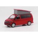 Volkswagen T6.1 Passenger Van California Camper - Assembled -- Green and White, HO, Herpa Models 96805
