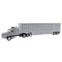 Mack CH 613 - Assembled -- With 48′ Livestock Trailer, HO, Herpa Models 6349