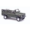 1983 Land Rover Defender SUV - Assembled -- Green, White, HO, Busch Gmbh & Co Kg 50301