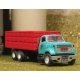 1971-1977 GMC 9500 Tandem Grain Truck - Resin Kit -- Unpainted Resin Castings, HO, Sylvan Scale Models V404