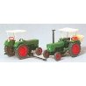 Farm Machinery -- Deutz Tractor pkg(2), HO, Preiser Kg 17920