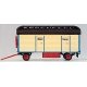 Modern Circus Wagon - Assembled -- Toilets - Krone, HO, Preiser Kg 21025