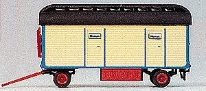 Modern Circus Wagon - Assembled -- Toilets - Krone, HO, Preiser Kg 21025