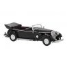 1938 Mercedes-Benz 770K Limousine Convertible - Assembled -- Top Down (black), HO, Brekina Automodelle 21058
