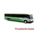 MCI D4505 Coach - Assembled -- GO Transit (2-Tone Green, white), N, Iconic Replicas 1600572