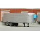 1940-1951 Fruehauf 32′ Stainless East Coast Double-Axle Reefer Trailer -- Unpainted Resin Kit, HO, Sylvan Scale Models T030