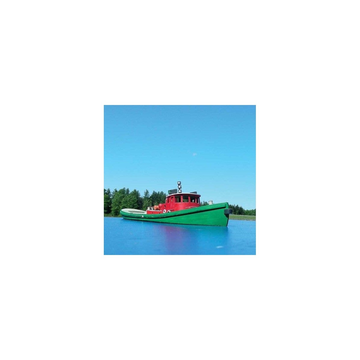 Diesel Tug Boat - Resin Kit -- Unpainted, N, Sylvan Scale Models N2026