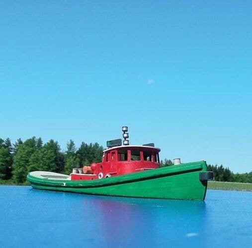 Diesel Tug Boat - Resin Kit -- Unpainted, N, Sylvan Scale Models N2026