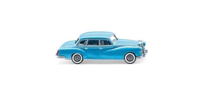 1957-1962 Mercedes-Benz 300 Sedan - Assembled -- Blue, HO, Wiking 15002