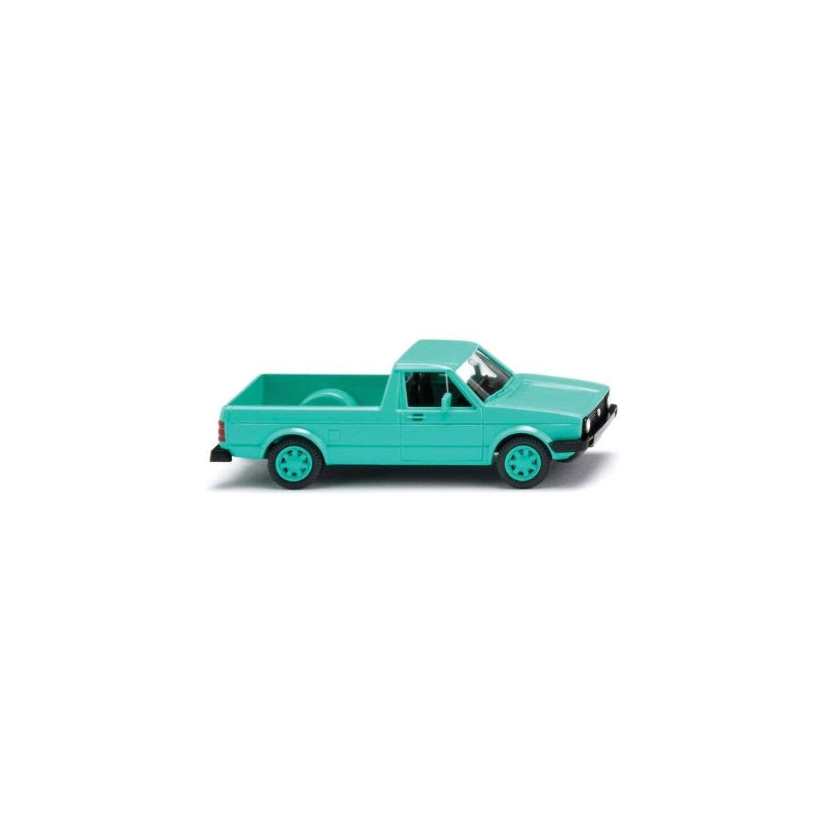 1982-1992 Volkswagen Caddy Pickup Truck - Assembled -- Mint Green, HO, Wiking 4749