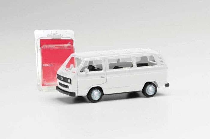 Volkswaden T3 Passenger Van - MiniKit -- Various Standard Colors, HO, Herpa Models 13093