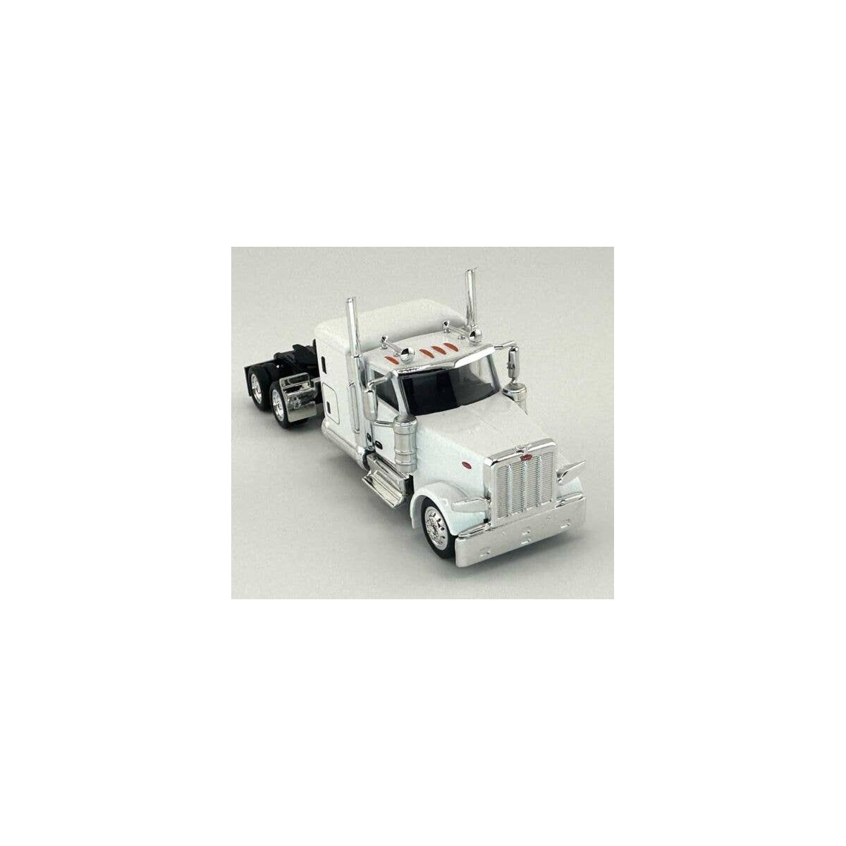 Peterbilt 589 72′ Sleeper-Cab Semi Tractor - Assembled -- White, HO, HO Logistics Replicas 589074