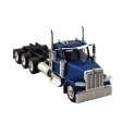 Peterbilt 589 3-Axle Day-Cab Semi Tractor - Assembled -- Metallic Blue, HO, HO Logistics Replicas 589062