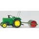 European Farm Machinery - Tractor -- Farm Tractor w/Roller (green, yellow), HO, Preiser Kg 17929