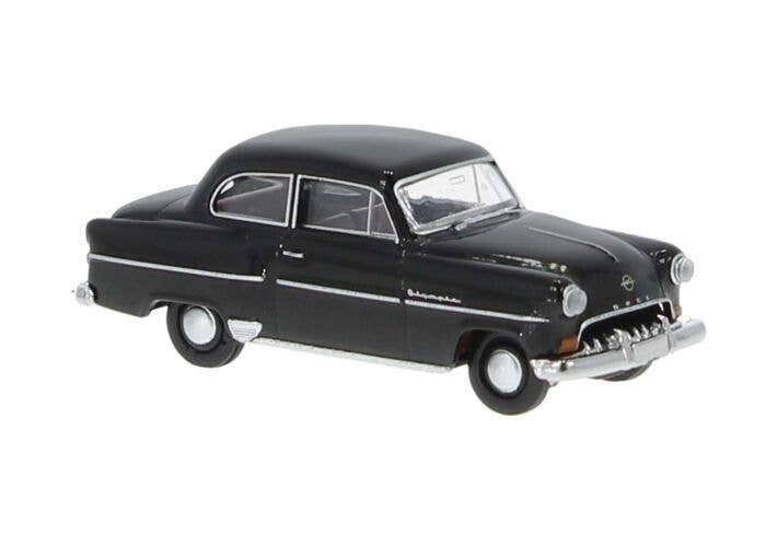 1953-1954 Opel Olympia Sedan - Assembled -- Black, HO, Brekina Automodelle 20241