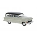 1953-1954 Opel Olympia Caravan Station Wagon - Assembled -- Gray, Black, HO, Brekina Automodelle 20247