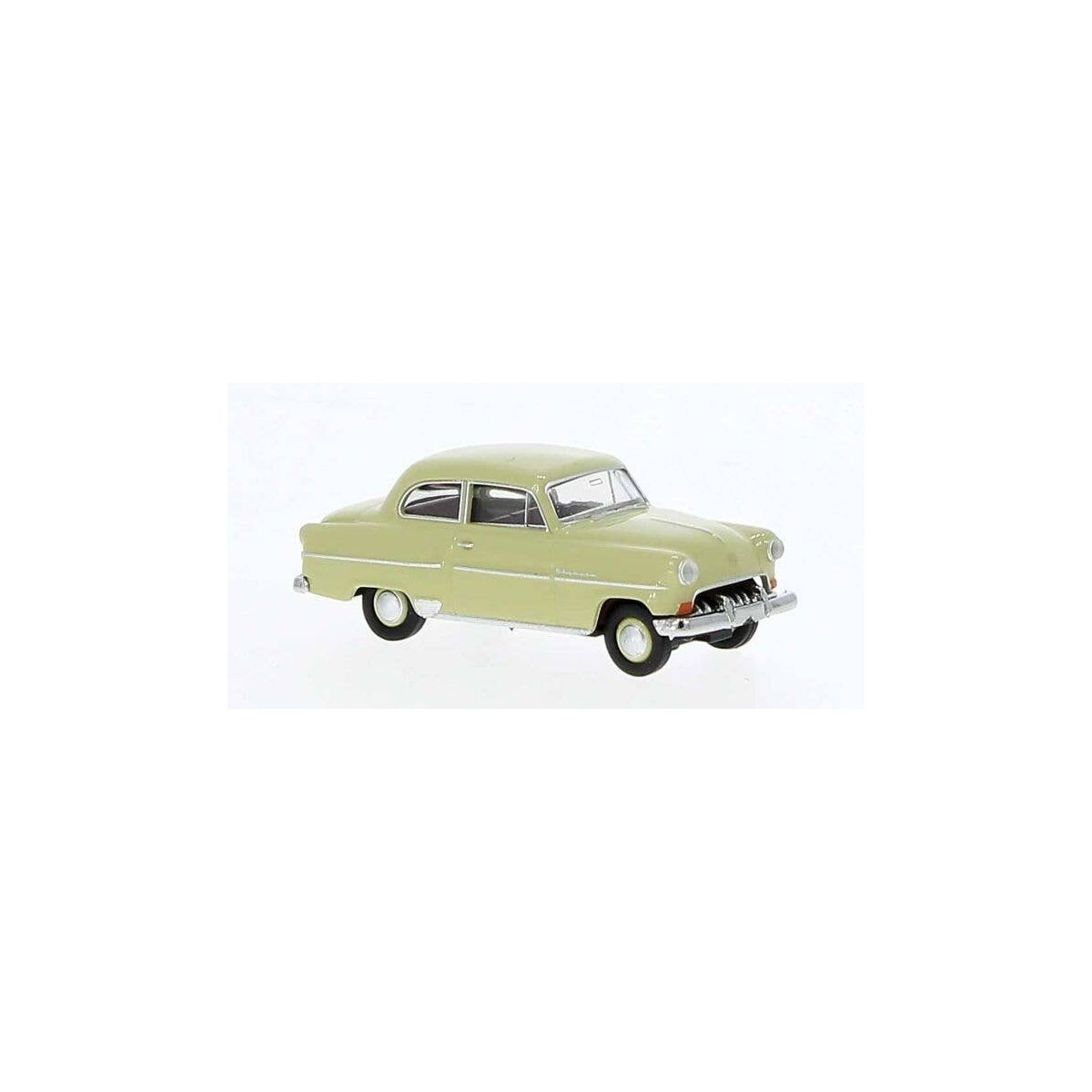 1953-1954 Opel Olympia Sedan - Assembled -- Beige, HO, Brekina Automodelle 20239