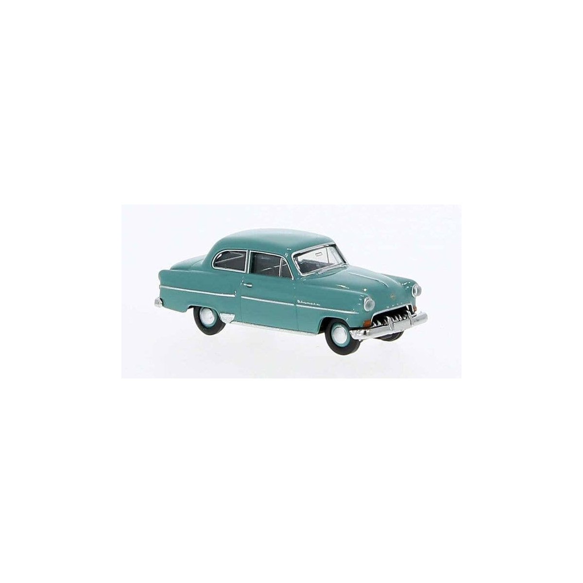 1953-1954 Opel Olympia Sedan - Assembled -- Pastel Turquoise, HO, Brekina Automodelle 20240