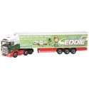 2013 Scania R440 Highline with Refrigerated Trailer - Assembled -- Steady Eddie (green, red, wh, N, Oxford Diecast NSHL16FR