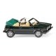1979-1992 Volkswagen Golf I Convertible - Assembled -- Black, Green, HO, Wiking 4605