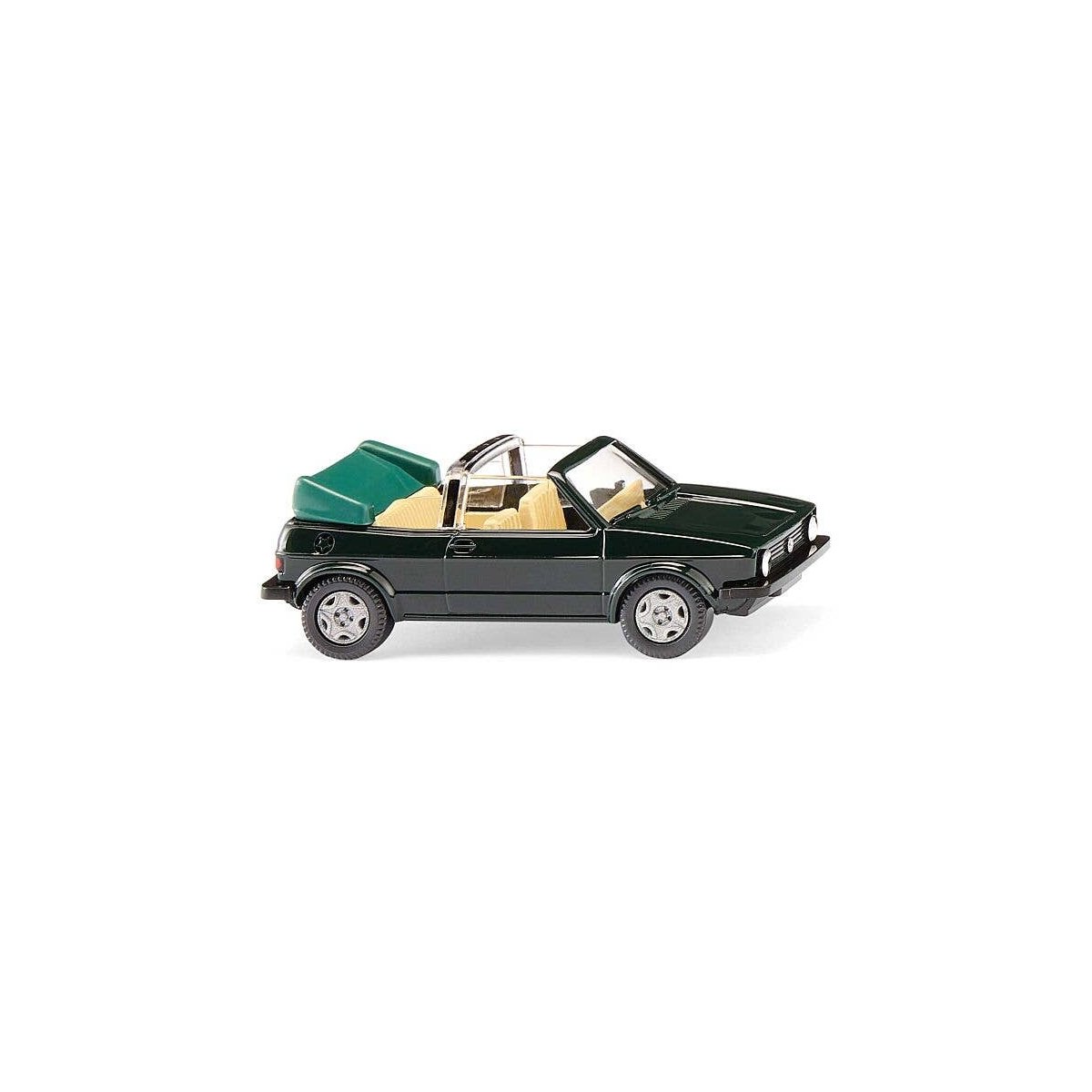 1979-1992 Volkswagen Golf I Convertible - Assembled -- Black, Green, HO, Wiking 4605