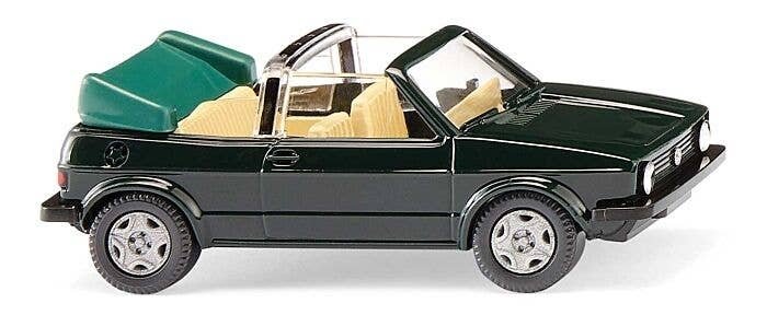 1979-1992 Volkswagen Golf I Convertible - Assembled -- Black, Green, HO, Wiking 4605