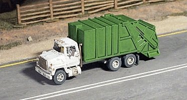 1980s Garbage Truck (Unpainted Metal Kit), N, GHQ 53018