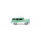 1956 Opel Caravan Station Wagon - Assembled -- Mint Green, White, HO, Wiking 85006