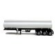 Trailer Only (No Tractor) -- Tri-Axle Elliptical Tank Trailer - Undecorated, HO, Herpa Models 5353