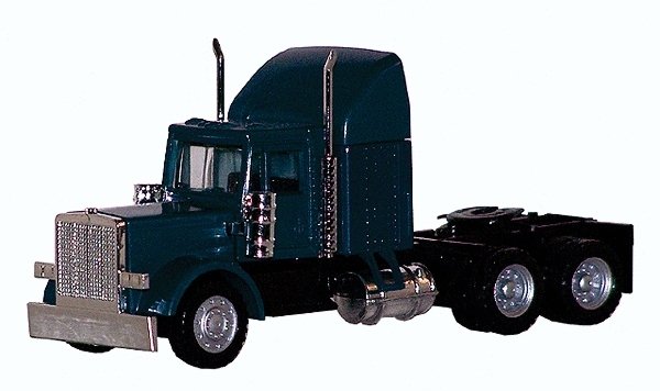 Tractor Only Peterbilt -- w/Round Top Sleeper, HO, Herpa Models 25285