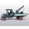 American Trucks - 1914 Diamond T (Cast Metal Kit) -- Service Truck with Winch (Dry Transfer Lette, HO, Woodland Scenics 217