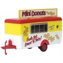 Concession Trailer - Assembled -- Mini Donuts (yellow, white, red), HO, Oxford Diecast 87TR019
