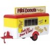 Concession Trailer - Assembled -- Mini Donuts (yellow, white, red), HO, Oxford Diecast 87TR019