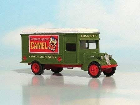 1937 Railway Express Agency Delivery Truck - Resin Kit -- Undecorated, HO, Sylvan Scale Models V100