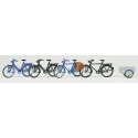 Accessories -- Bicycles w/Trailer Kit pkg(4), HO, Preiser Kg 17161