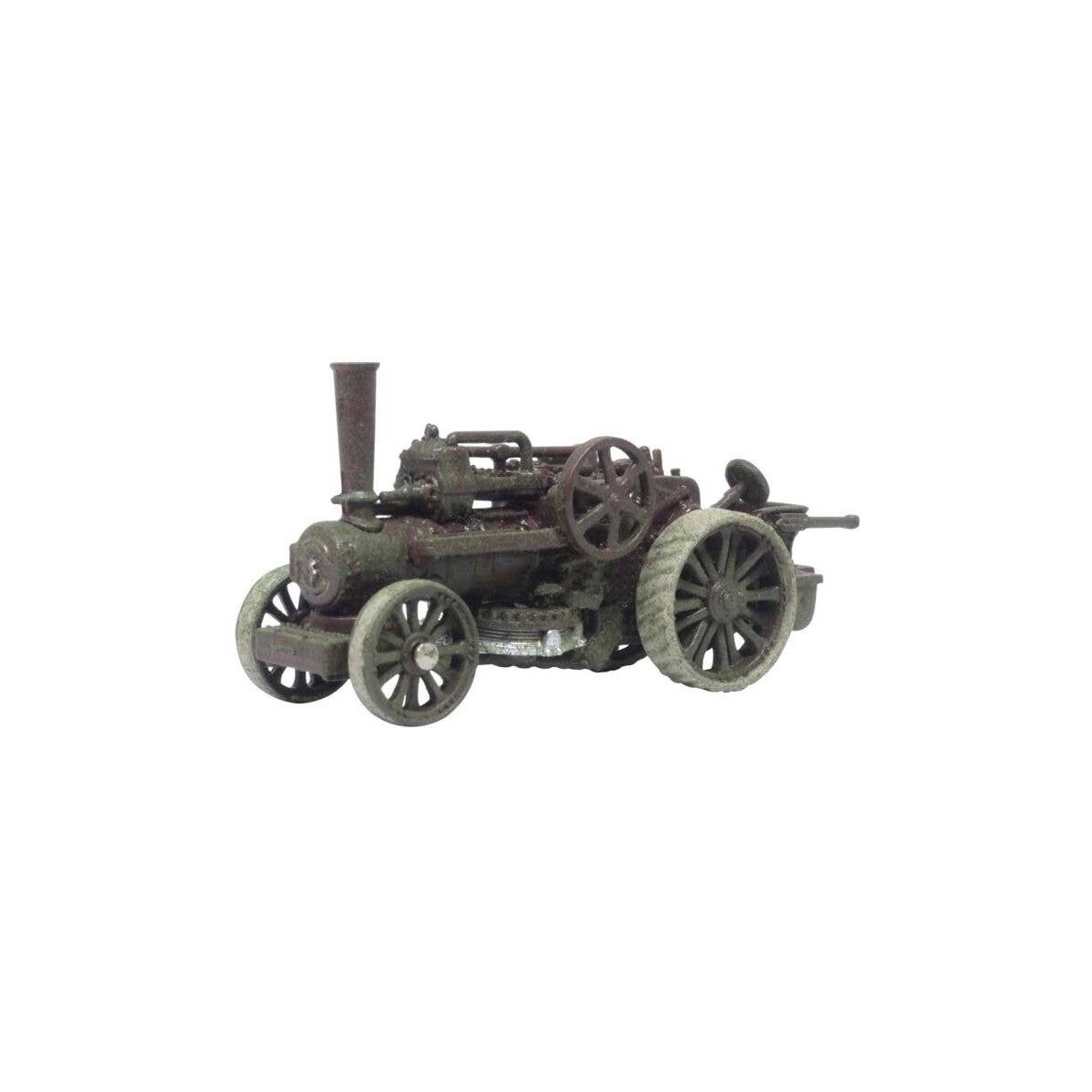 1918 Fowler BB1 Plowing Engine - Assembled -- No. 15145 (Rusty brown, cream), N, Oxford Diecast NFBB001
