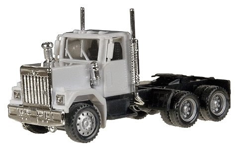 American Trucks - Tractor Only - GMC -- General Conventional w/Short Chassis - Unpainted (white), HO, Herpa Models 15234