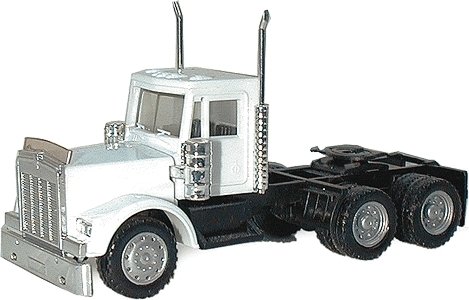 American Trucks - Tractor Only - Kenworth W-900 3-Axle Conventional -- Short Chassis - Unpainted, HO, Herpa Models 15275