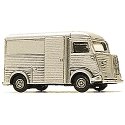 1958 Citroen H Van - Assembled -- Metallic Silver, HO, Busch Gmbh & Co Kg 41909