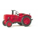 Farm Equipment -- Farm Tractor (red), HO, Preiser Kg 17934
