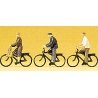 Sports & Recreation -- Cyclists pkg(3), HO, Preiser Kg 10333