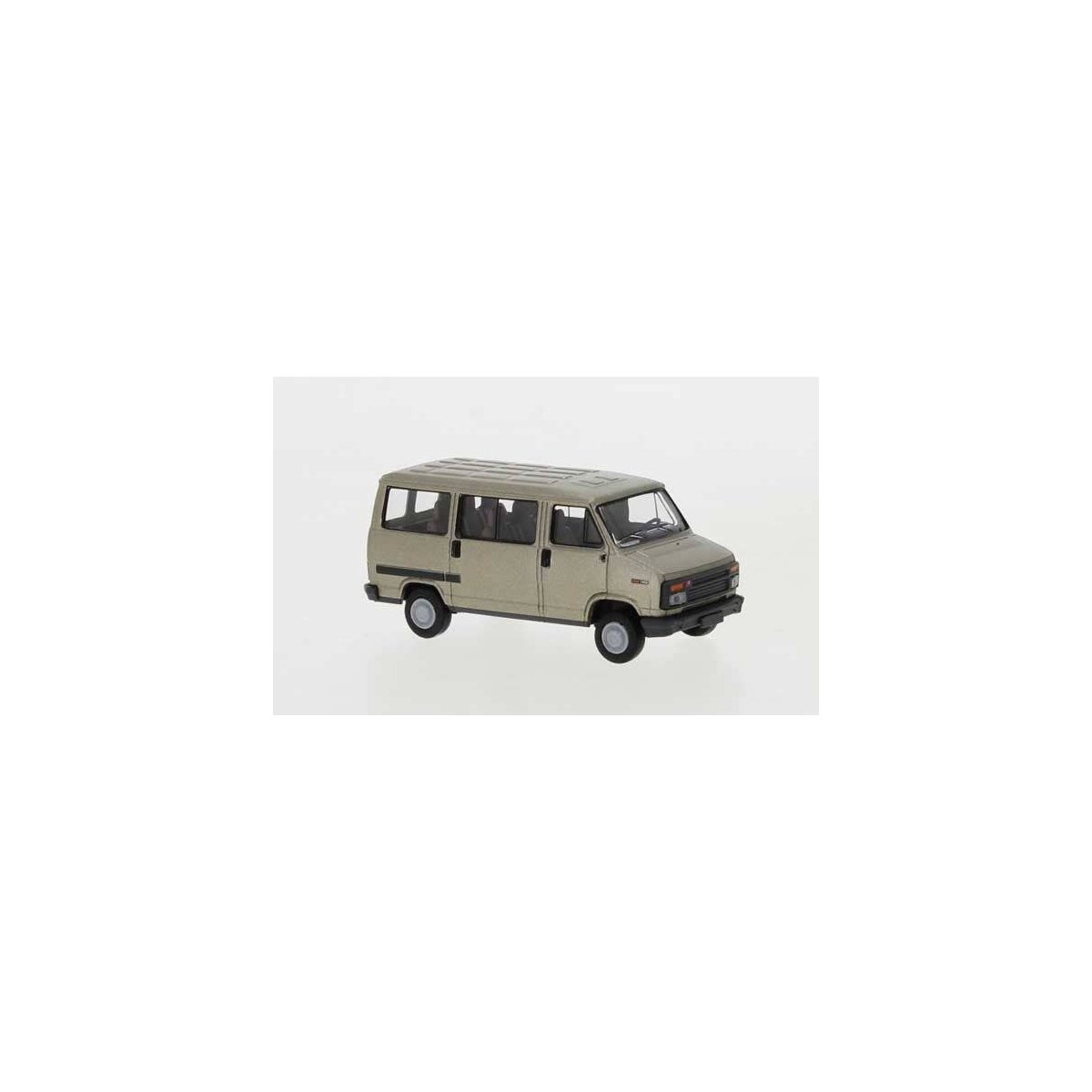1982 Citroen C25 Passenger Van - Assembled -- Khaki, HO, Brekina Automodelle 34906