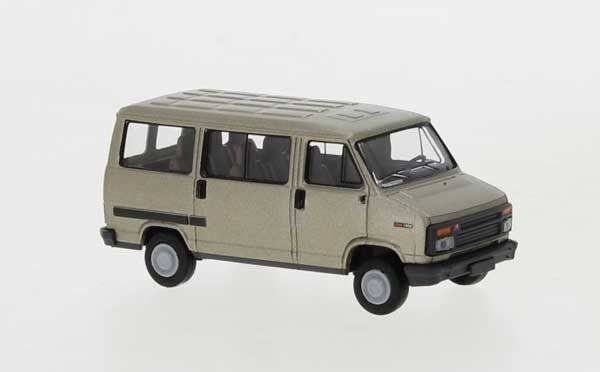 1982 Citroen C25 Passenger Van - Assembled -- Khaki, HO, Brekina Automodelle 34906