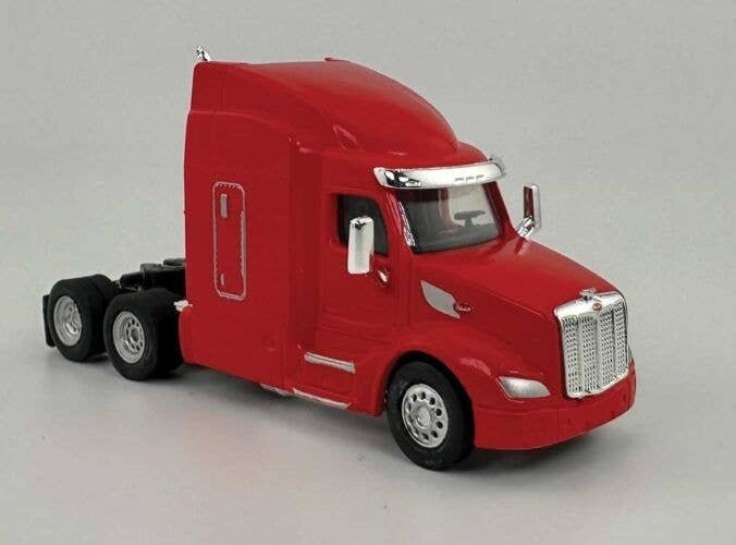 Peterbilt 579 Sleeper-Cab Semi Tractor - Assembled -- Red, HO, HO Logistics Replicas 57908