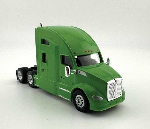 Kenworth T-680 Sleeper-Cab Semi Tractor - Assembled -- Lime Green, HO, HO Logistics Replicas 68004