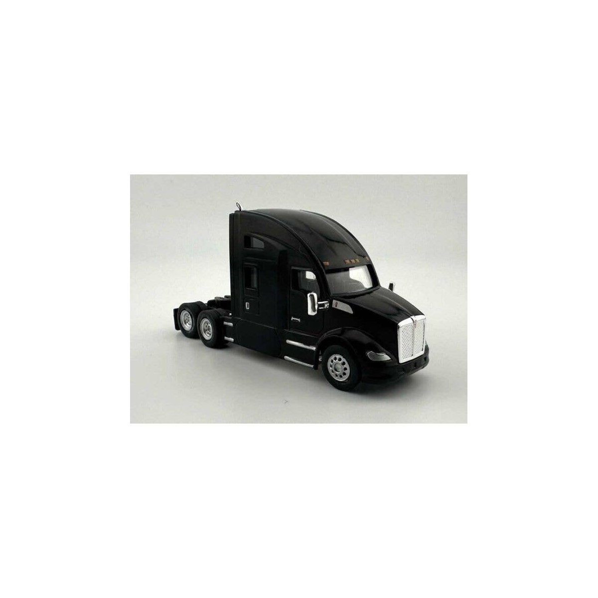 Kenworth T-680 Sleeper-Cab Semi Tractor - Assembled -- Black, HO, HO Logistics Replicas 68009