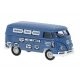 1960-1963 Volkswagen T1b Kasten Cargo Van - Assembled -- VW-Kanada (blue, white, German Lett, HO, Brekina Automodelle 32799