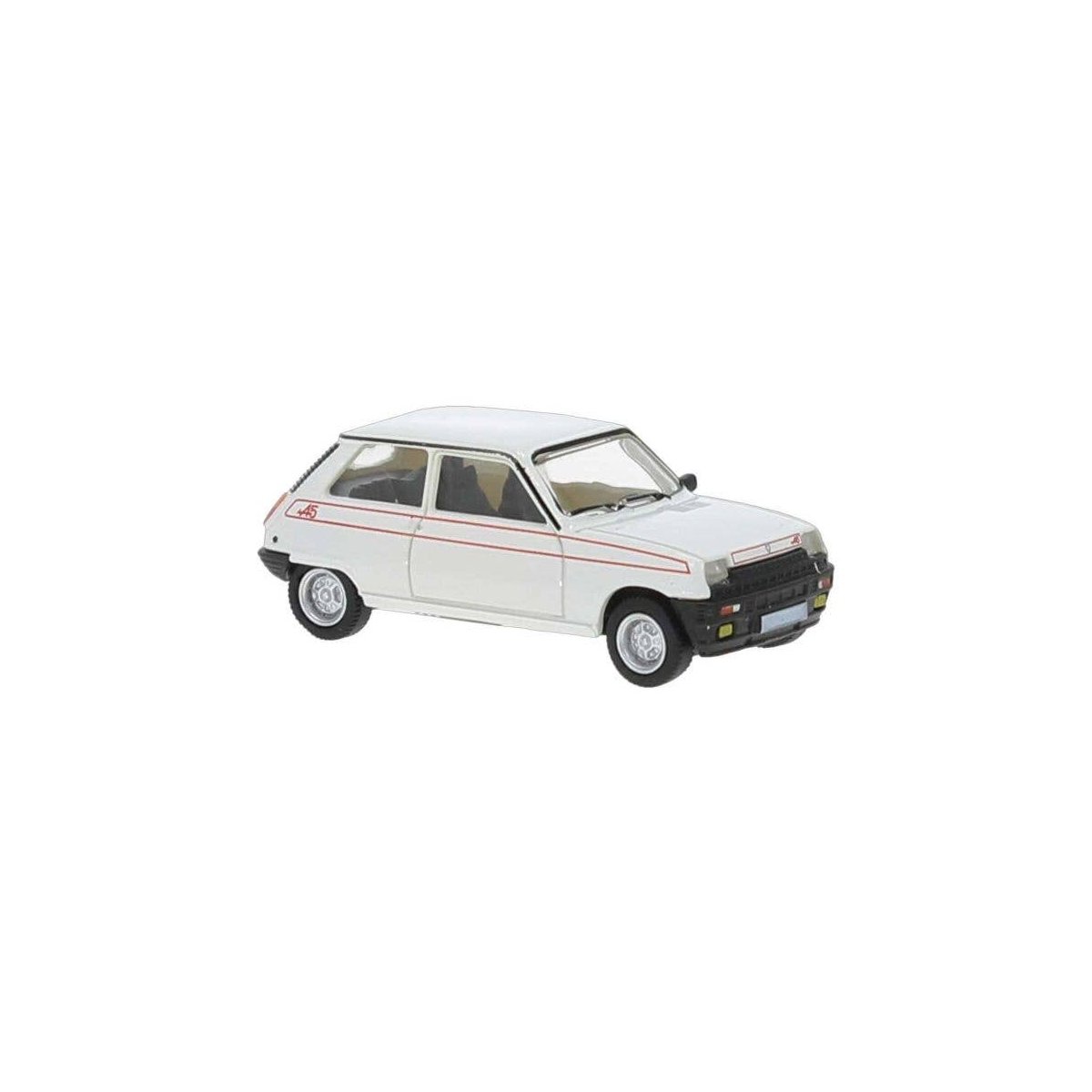 1980 Renault 5 Alpine Station Wagon - Assembled -- White, HO, Brekina Automodelle PCX870511